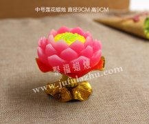 莲花蜡烛（中小）